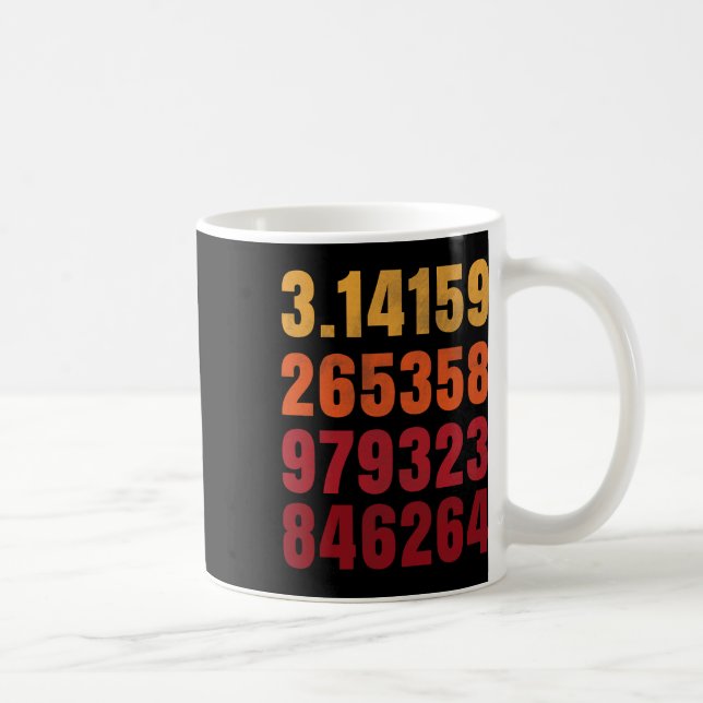 Mug Pi Math Science Stem Don 3.14 Pi Jour 3 (Droite)