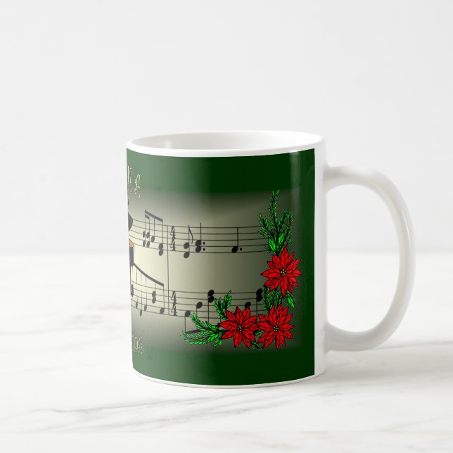 Mug Piano ~ "Ayez-Vous Un Joyeux Petit Noël" (Droite)