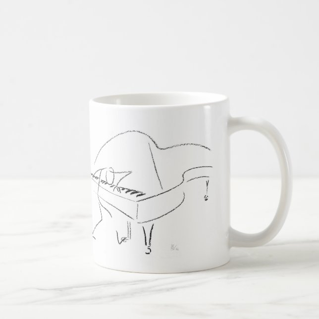 Mug Piano de jazz (Droite)