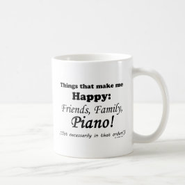 Mug Piano Me Rend Heureux