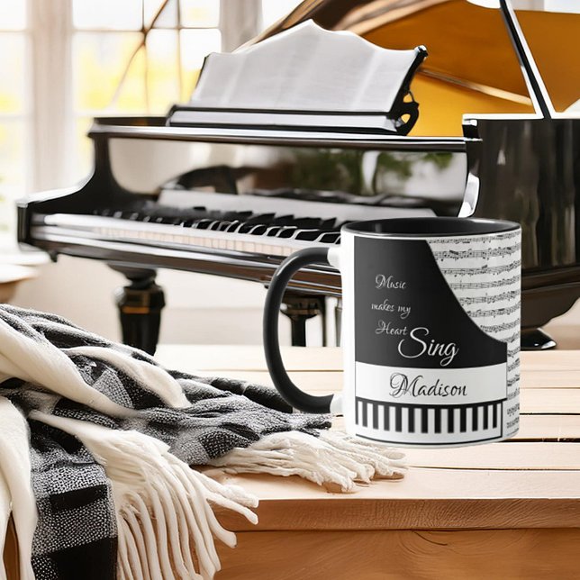 Mug Piano personnalisé (Créateur téléchargé)