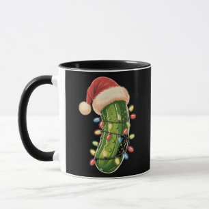 Mug Pickle de Noël Pickle dans la lumière de Noël Pick