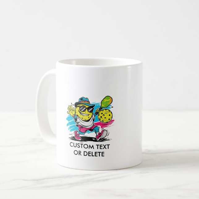Mug pickleball drôle (Devant gauche)