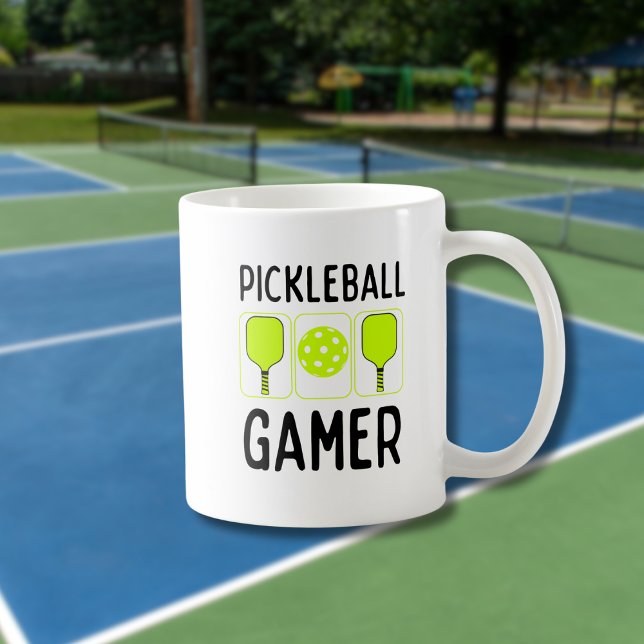 Mug Pickleball Gamer Paddles et Ball (Créateur téléchargé)