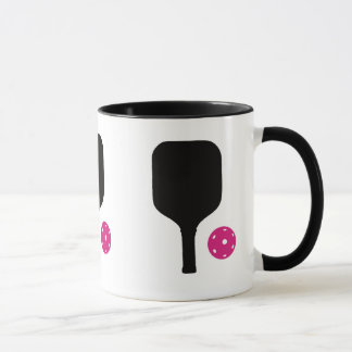 Mug Pickleball paddles & boule rose
