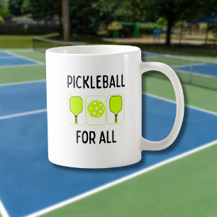 Mug Pickleball pour toutes les pagaies et balle