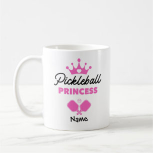 Mug Pickleball Princess Pink Personnalisé
