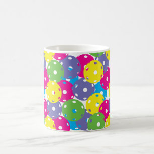 Mug Pickleballs : couleurs mixtes