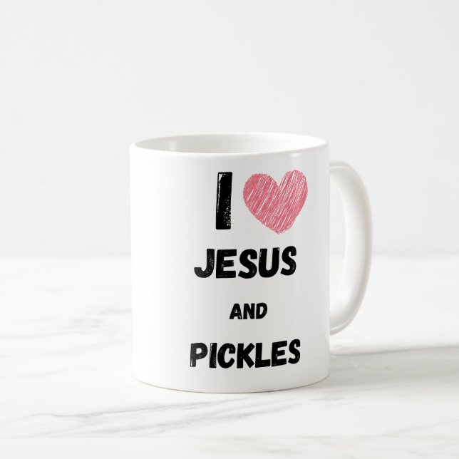 Mug Pickles and Jesus Religious (Devant droit)