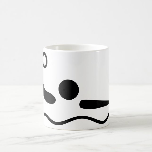 Mug Pictogramme de Waterpolo de polo d'eau (Centre)