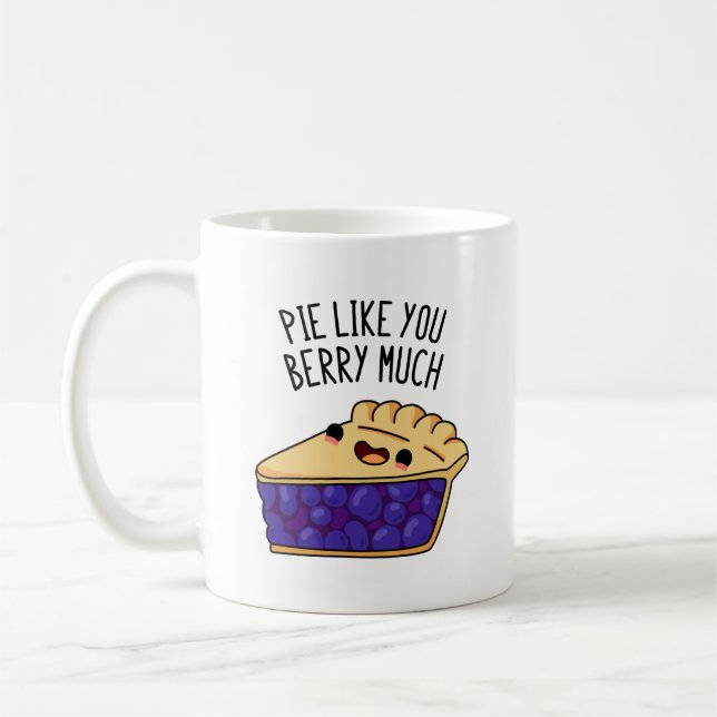 Mug Pie Comme Vous Berry Beaucoup Drôle Pie Pun (Gauche)