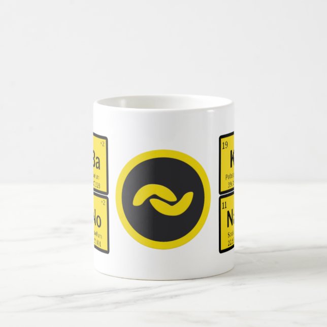 Mug Pièce Banano avec tableau périodique (Centre)