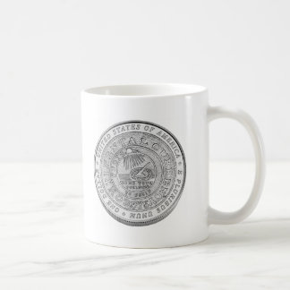 Mug Pièce en argent de Benjamin Franklin