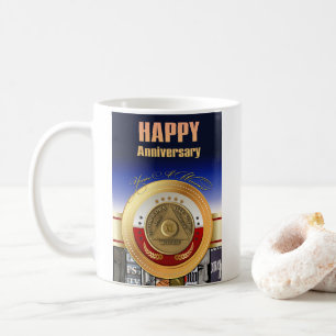 Mug Pièce personnalisée AA 40 ans NOM PERSONNALISÉ Vou