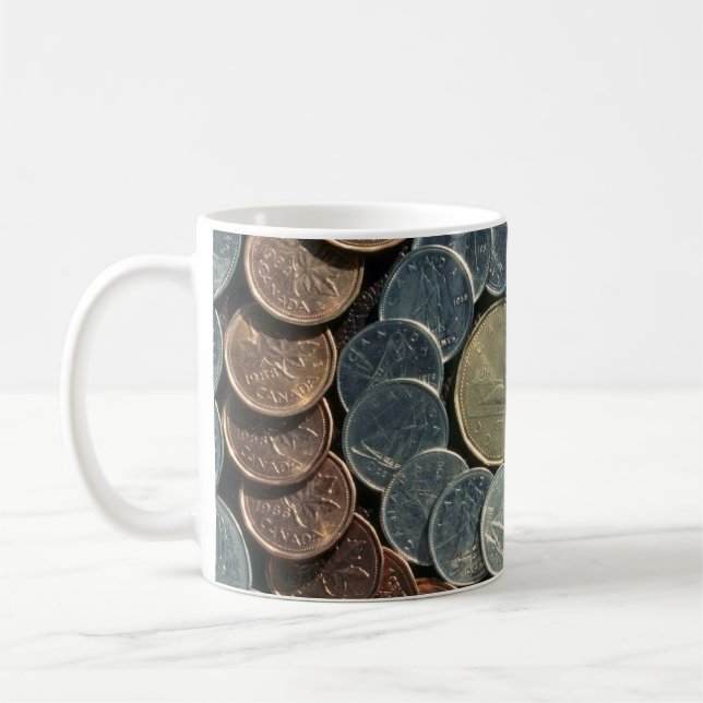 Mug Pièces de monnaie canadiennes (Gauche)