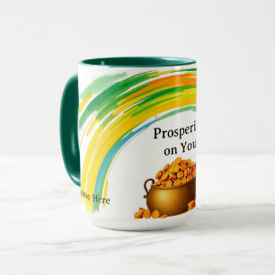 Mug Pièces Dorées Vibrantes Saint-Patrick Cœur