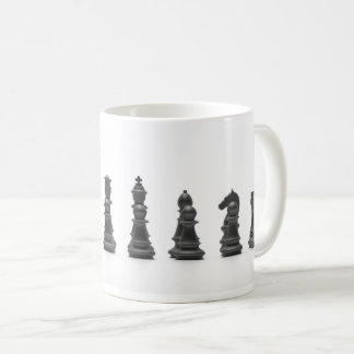 Mug Pièces noires d'échecs