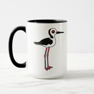 Mug Pied Stilt Birdorable