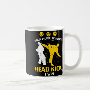 Mug Pierre Feuille Ciseaux Coup de Tête Je Gagne Taekw