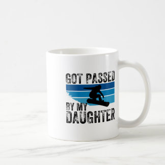 Mug Piétiné par ma fille - Conception amusante pour am