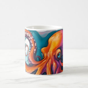 Mug Pieuvre Abstraite d'art fluide