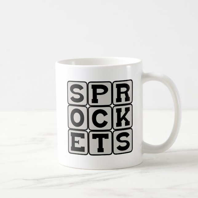 Mug Pignons, parties d'une roue (Droite)