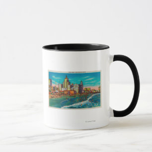 Mug Pike Front et plage de baignade, Long Beach