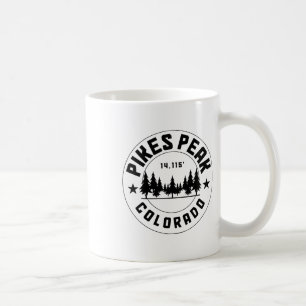 Mug Pikes Peak Colorado Co. Uni-adultes Gris Coton 50%