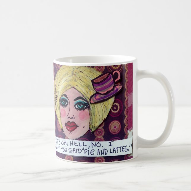 MUG-PILATES? OH- NEIN. ICH DACHTE, DASS SIE "TORTE KAFFEETASSE (Rechts)