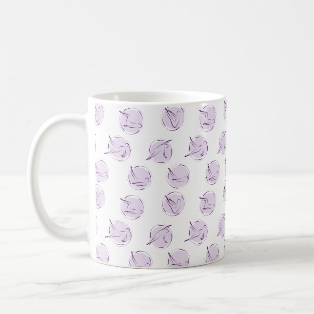 Mug Pilates pose motif (Gauche)