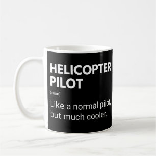 Mug Pilote D'Hélicoptère Comme Un Pilote Normal Mais G