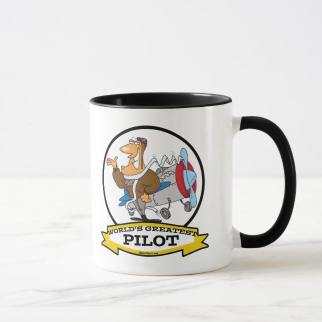 MUG PILOTE II LE PLUS GRAND CARTOON HOMME (Droite)