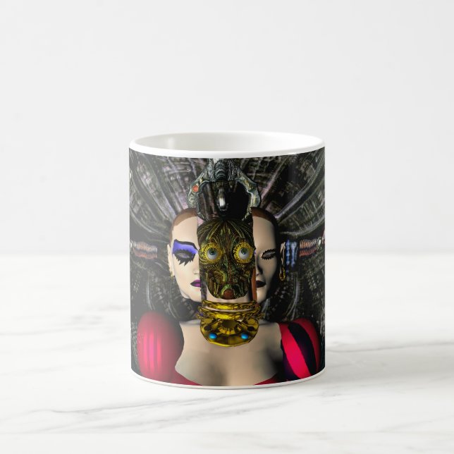 Mug PILOTE SPACESHIP ANDROID XENIA, Science-fiction (Centre)