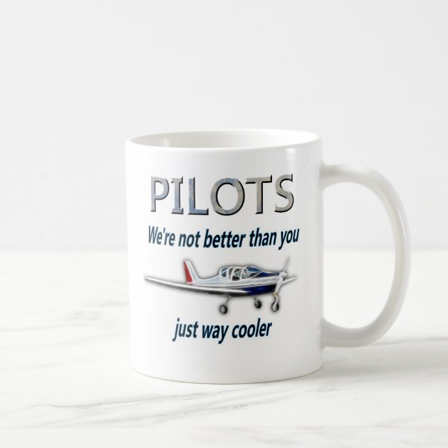 Mug Pilotes - nous ne sommes pas meilleurs que vous (Droite)