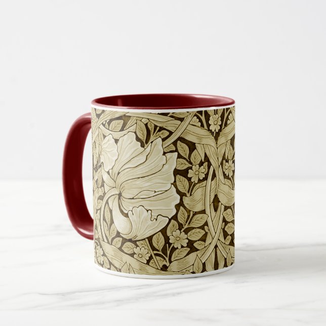 Mug Pimpernel Gold, William Morris (Devant gauche)