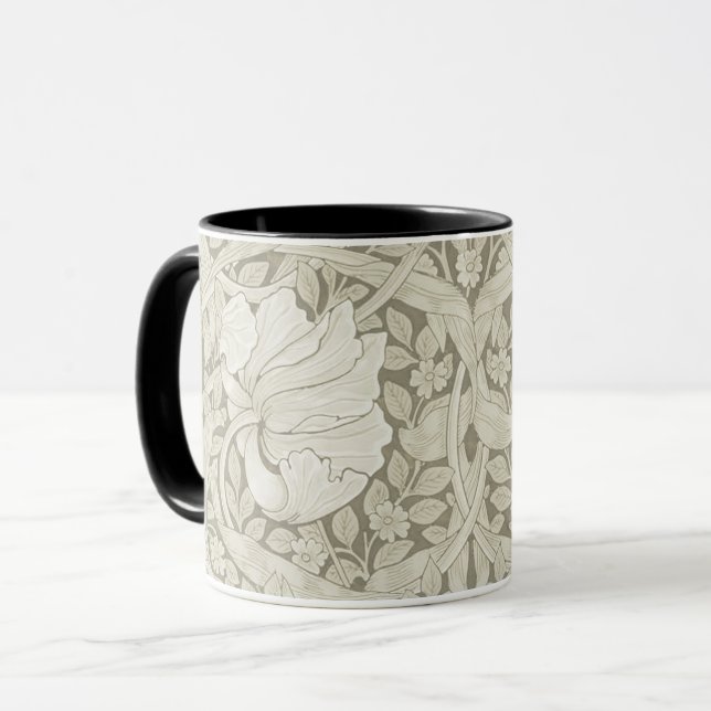 Mug Pimpernel Ivory, William Morris (Devant gauche)
