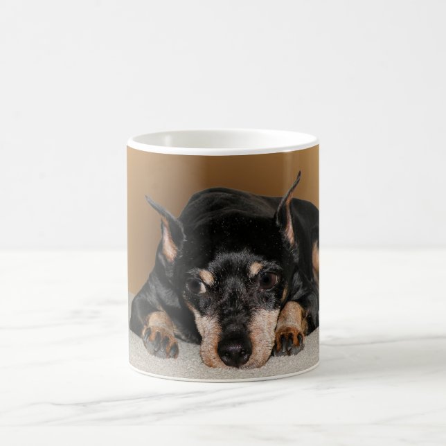 Mug Pin de minute de Pinscher miniature aka (Centre)