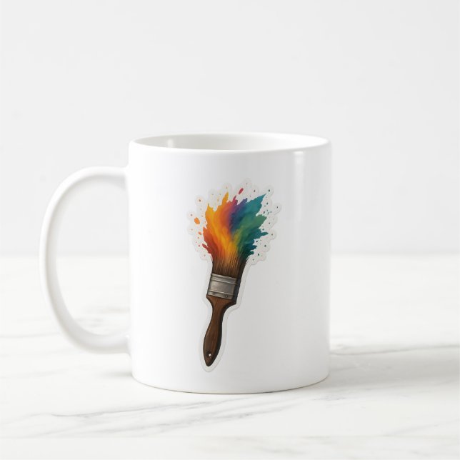 Mug Pinceau de couleur (Gauche)