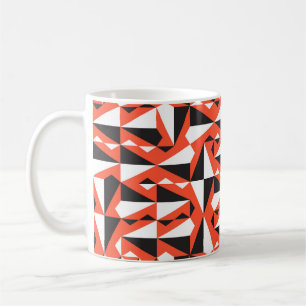 Mug Pinceau géométrique Abstrait : Motif Vintage