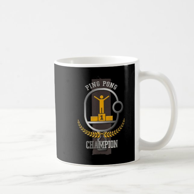 Mug Ping Pong Champion Amusants Table Tennis Player Ca (Droite)