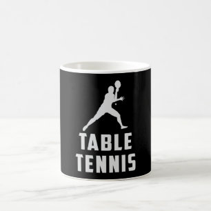 Mug Ping Pong Table Tennis Paddle Joueur Drôle Cadeau