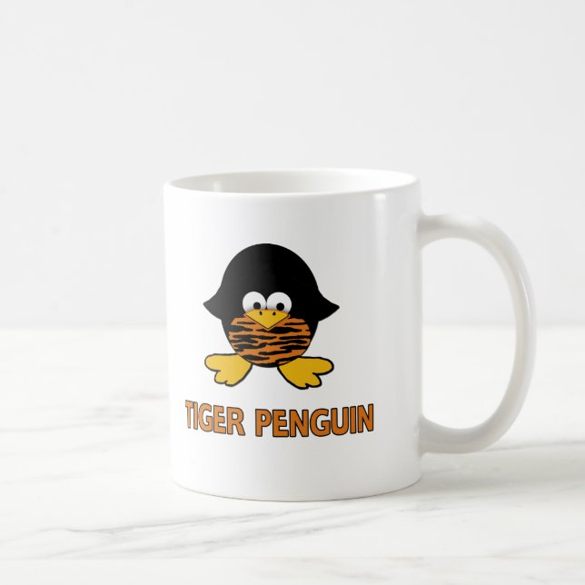 Mug Pingouin de bébé de tigre (Droite)