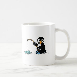 Mug pingouin de pêche mignon