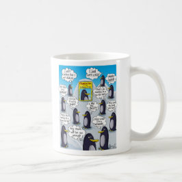 Mug Pingouin drôle et mignon du mois.