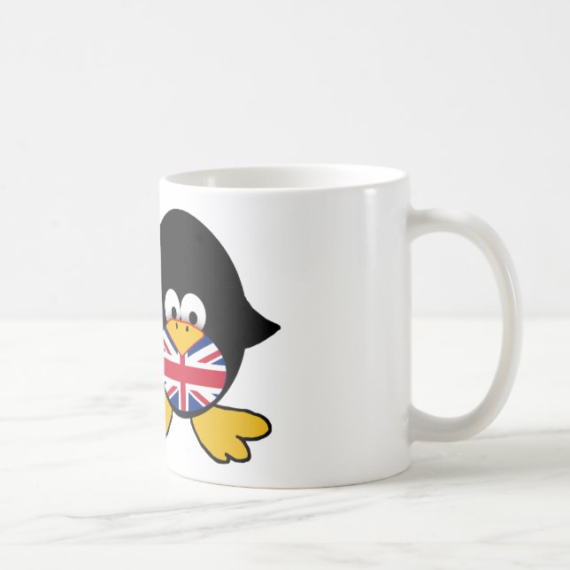 Mug Pingouin d'Union Jack (Droite)
