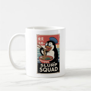 Mug Pingouin Manger Ramen Funny Slurp Squad
