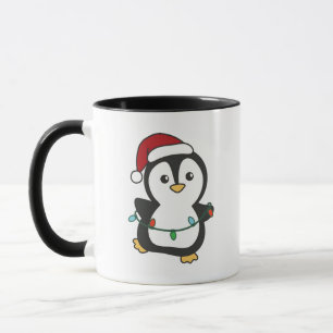 Mug Pingouin Noël Animaux d'hiver Pingouines de vacanc