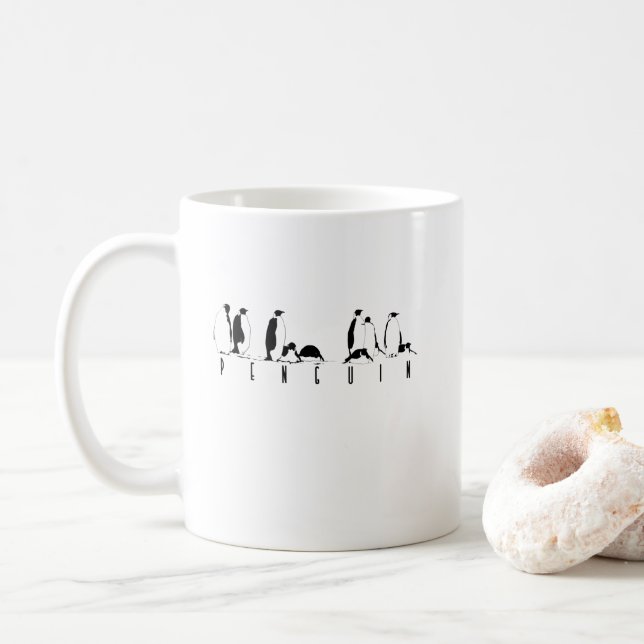 Mug Pingouins (Avec donut)