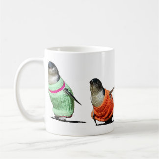 Mug Pingouins dans des chandails