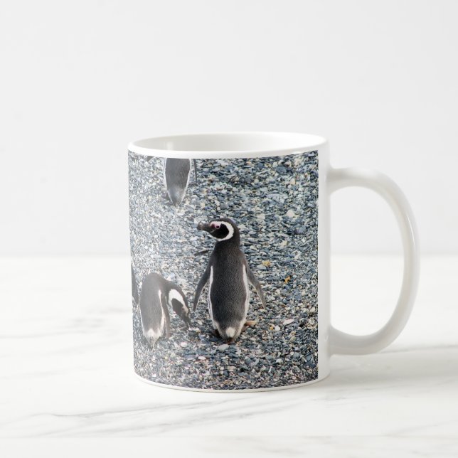 Mug Pingouins de Magellanic, la Manche de beagle, (Droite)
